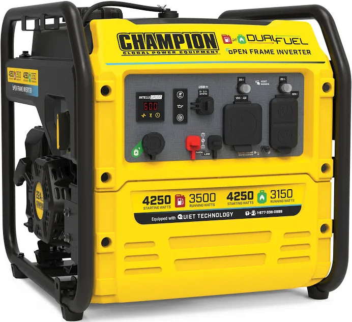 Champion Power Equipment 4250-Watt Dual Fuel Inverter Generator, RV Ready, photo 2 of 7
