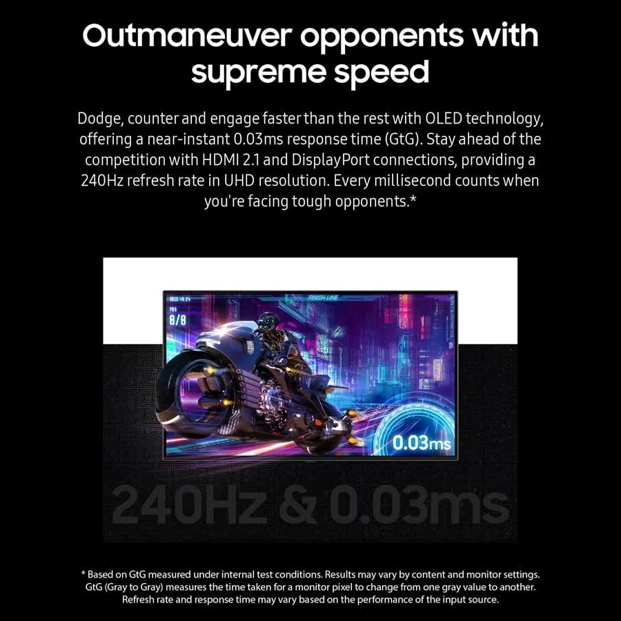 Samsung 32" Odyssey OLED G8 (G80SD) 4K UHD 240Hz Smart Gaming Monitor, photo 7 of 7