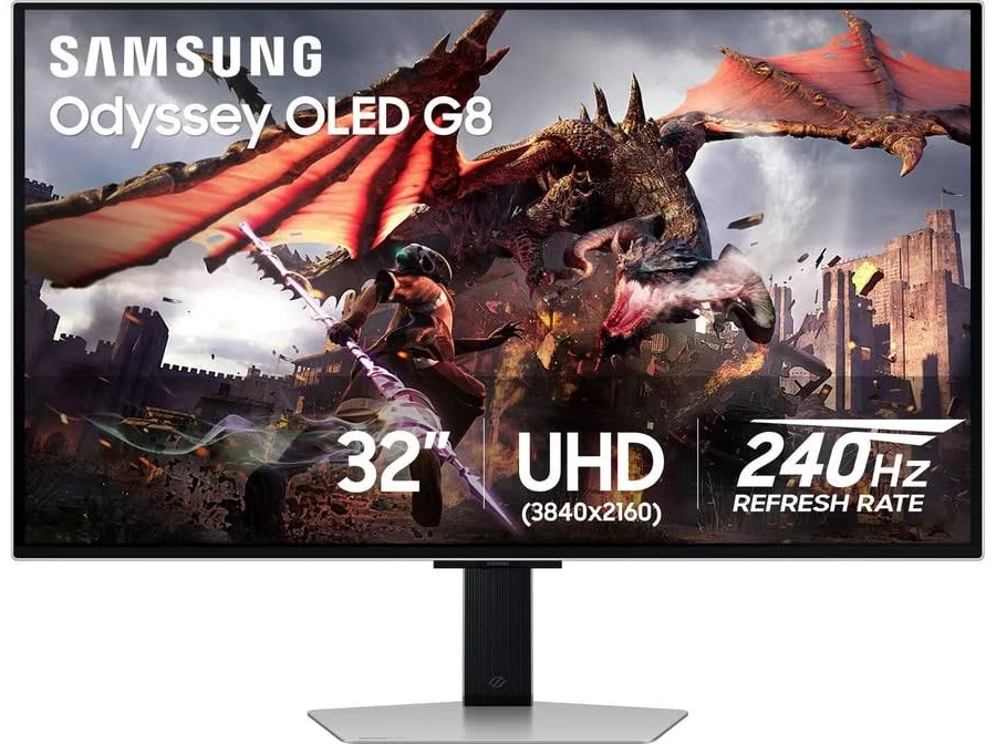 Samsung 32" Odyssey OLED G8 (G80SD) 4K UHD 240Hz Smart Gaming Monitor, photo 2 of 7