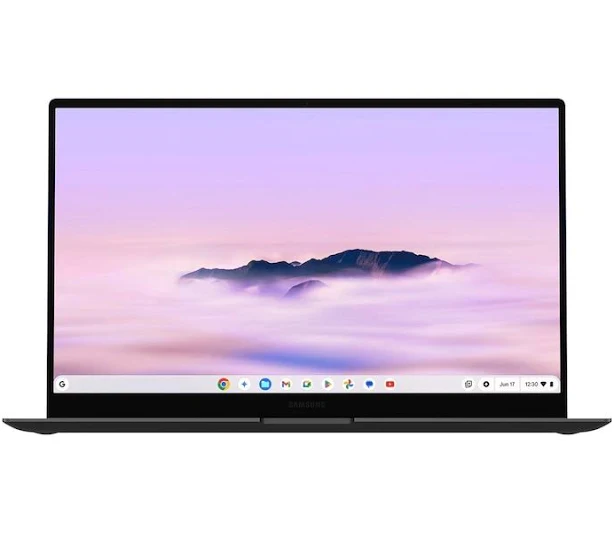 Samsung Galaxy Chromebook Plus 15.6" AMOLED Laptop (Intel Core 3, 8GB RAM, 256GB, Neptune Blue), photo 1 of 7