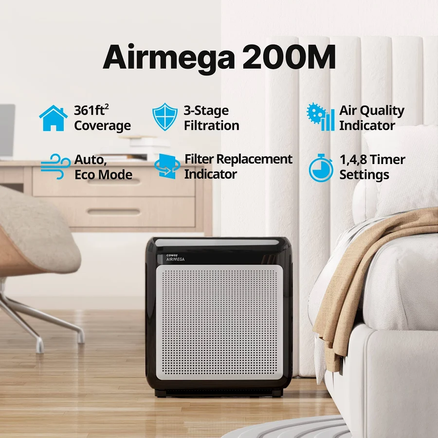 Coway Airmega 200M True HEPA Air Purifier, photo 7 of 7