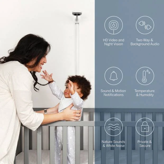Nanit Complete Baby Monitoring System Bundle (Nanit Plus Camera, Breathing Wear and Multi-Stand), photo 6 of 7