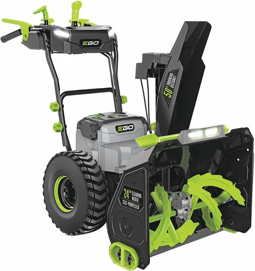 EGO POWER+ 56V 24-in. Cordless 2-Stage Self-Propelled Snow Blower Kit (SNT2405) with Two 7.5Ah Batteries, photo 2 of 7