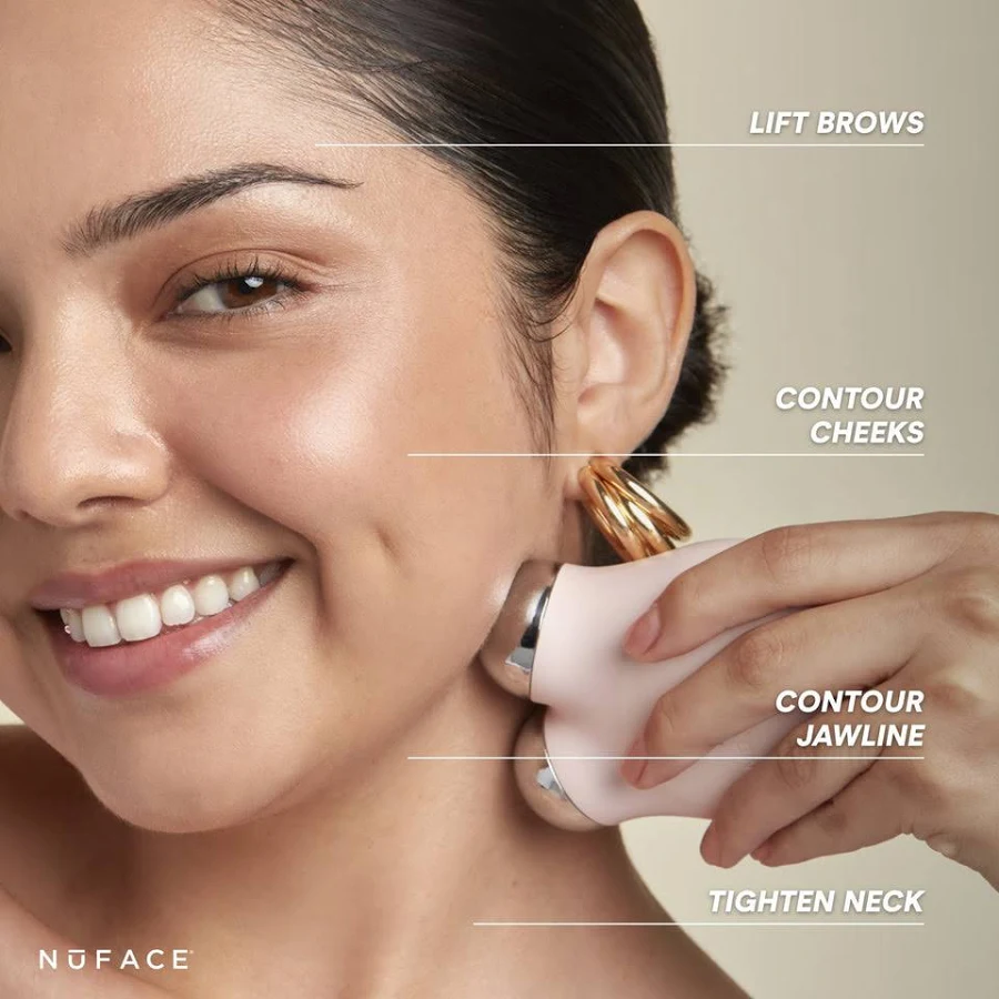 NuFACE Mini+ Microcurrent Facial Toning Starter Kit – Sandy Rose, photo 6 of 7