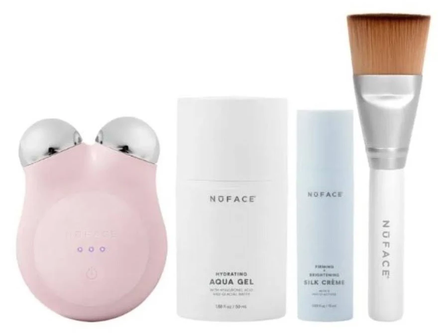 NuFACE Mini+ Microcurrent Facial Toning Starter Kit – Sandy Rose, photo 2 of 7