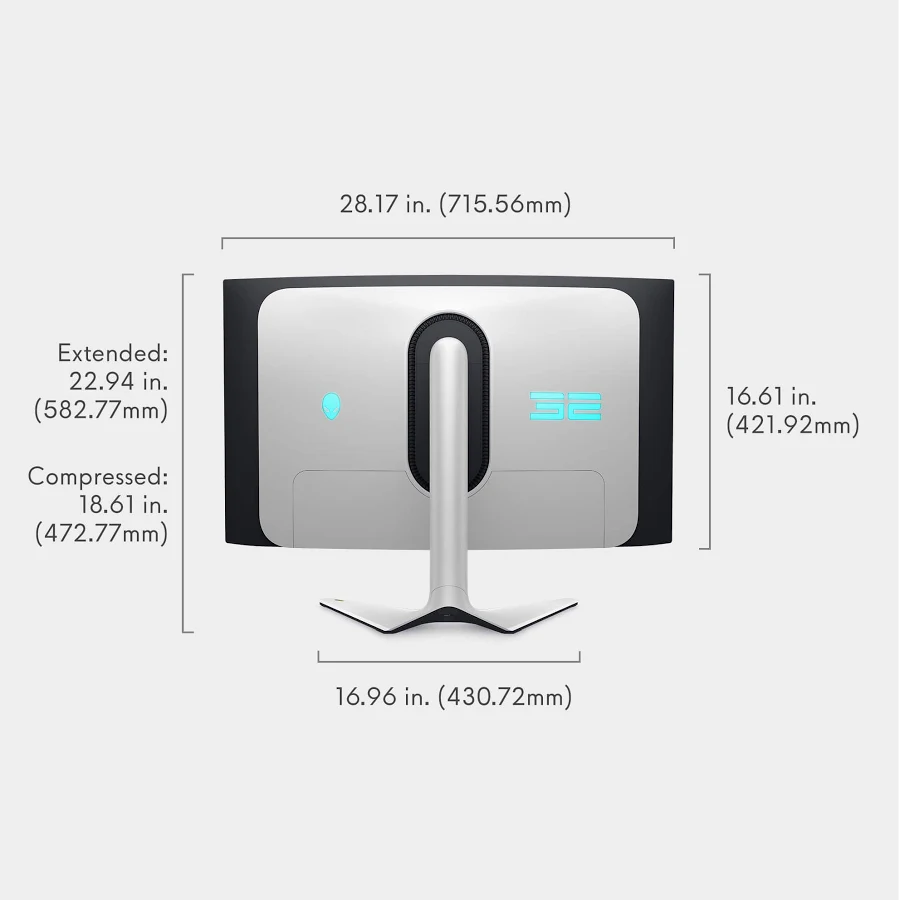 Alienware 32 4K QD-OLED Curved Gaming Monitor (AW3225QF) – 240Hz, photo 4 of 7