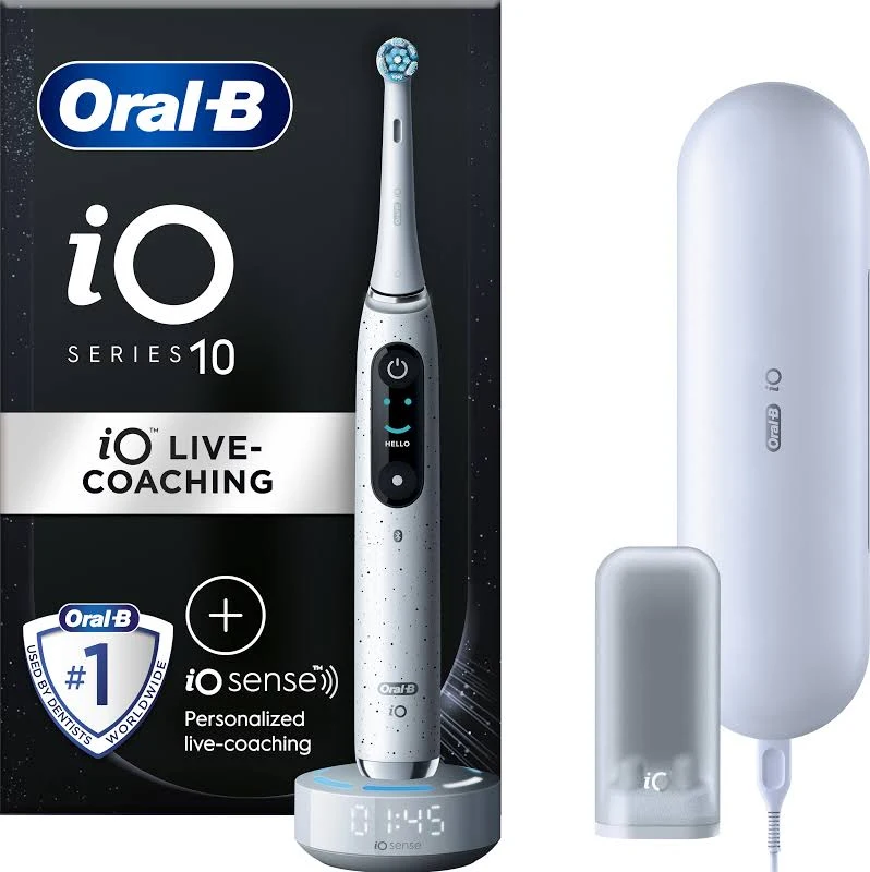 Oral-B iO10 Rechargeable Electric Toothbrush, White, photo 4 of 7