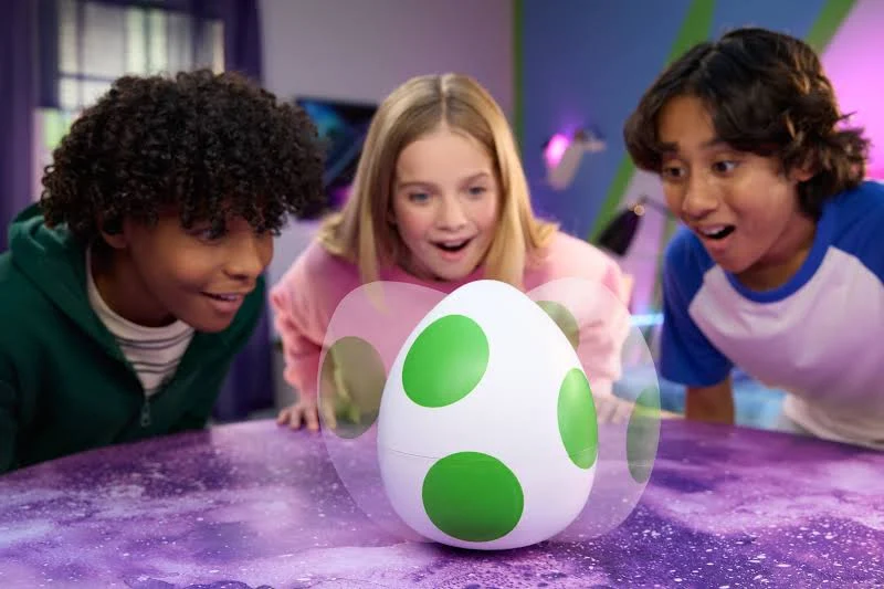 The Super Mario Galaxy Movie Hatchin' Yoshi Interactive Egg and Figure, photo 5 of 7