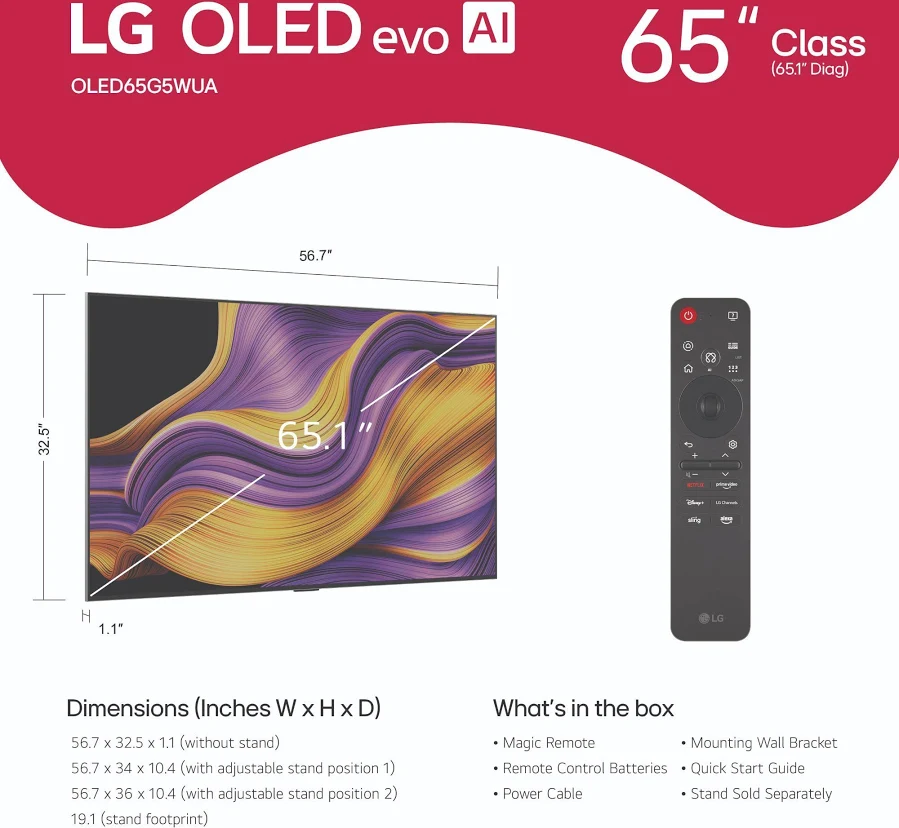 LG OLED evo AI G5 4K Smart TV, photo 7 of 7