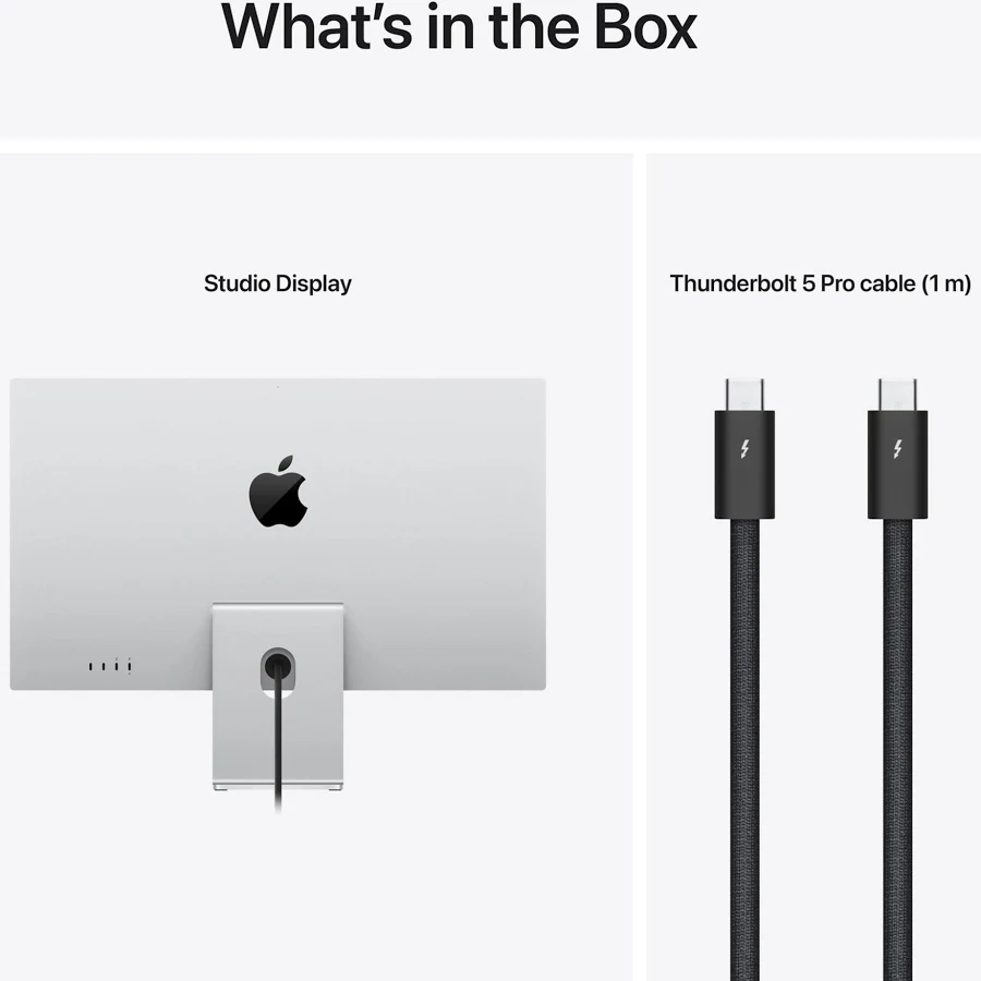 Apple Studio Display 27-inch 5K (2026) – Standard Glass, VESA Mount Adapter (MFEY4LL/A), photo 3 of 7
