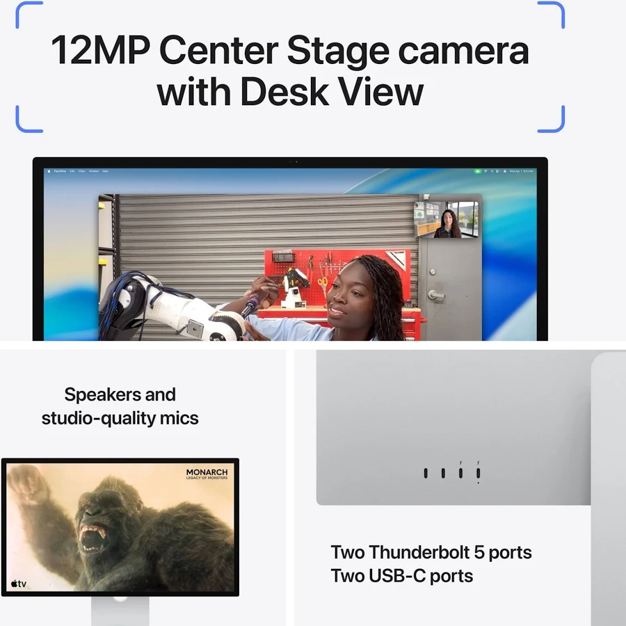 Apple Studio Display 27-inch 5K (2026) – Standard Glass, VESA Mount Adapter (MFEY4LL/A), photo 7 of 7