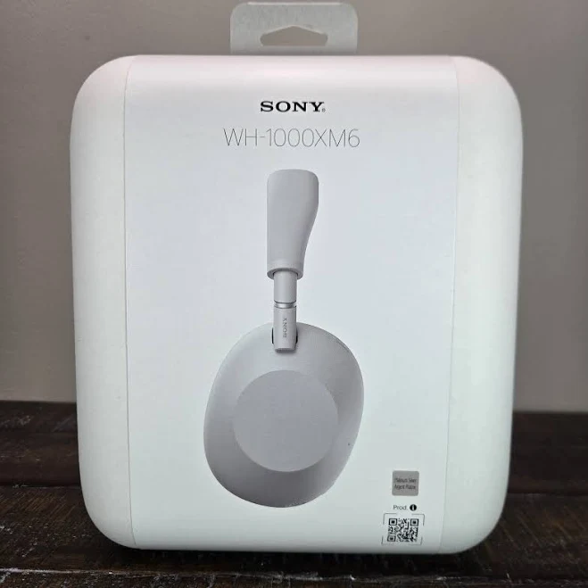 Sony WH-1000XM6 Wireless Noise Canceling Headphones – Platinum Silver