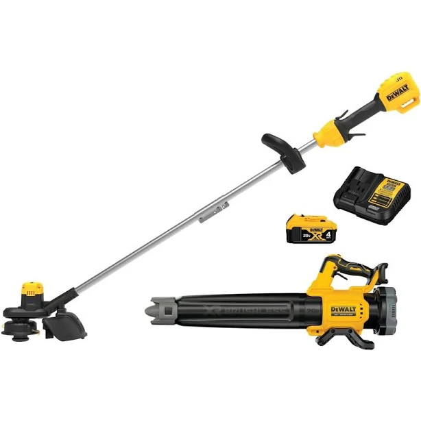 DeWalt 20V MAX XR Cordless String Trimmer & Brushless Blower Combo Kit with 4.0Ah Battery (DCKO215M1), photo 1 of 7
