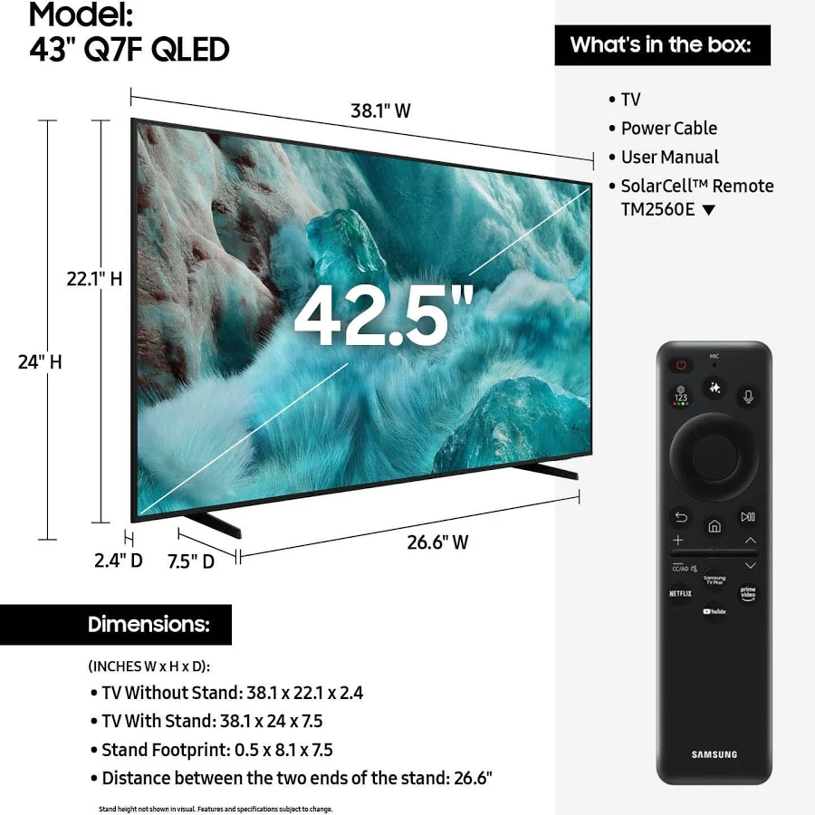 Samsung Q7F 4K QLED Smart TV, photo 7 of 7