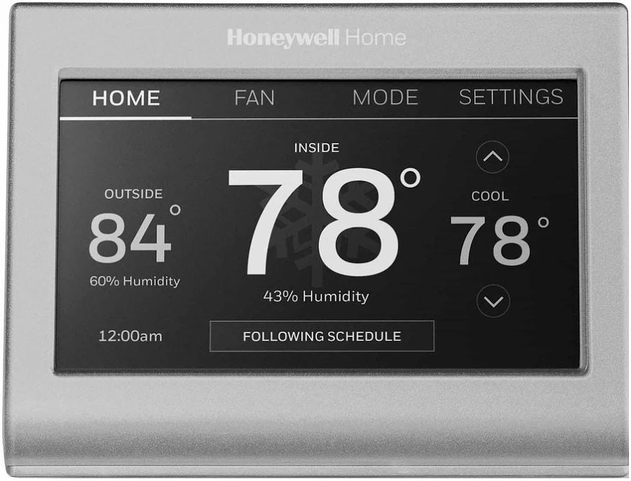 Honeywell Home RTH9585WF Wi-Fi Smart Color Thermostat, Silver, photo 2 of 2