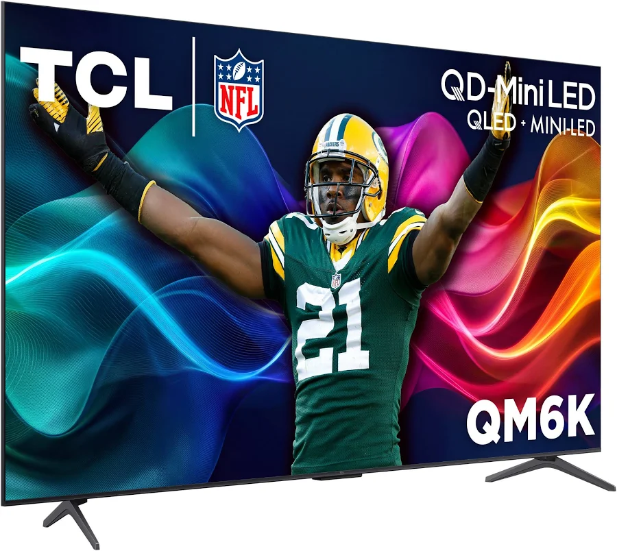 TCL 75" Class QM6K Series QD-Mini LED QLED 4K UHD Smart Google TV, photo 3 of 7