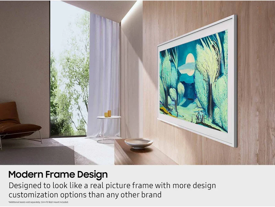 Samsung 65" The Frame QLED 4K Art Mode Vision AI Smart TV (65LS03FA), photo 5 of 7