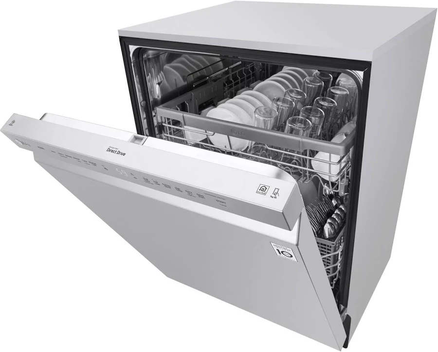 LG Front Control Dishwasher with QuadWash & EasyRack Plus (LDF5545ST), photo 6 of 7