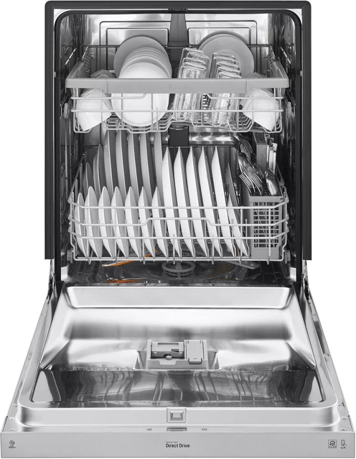 LG Front Control Dishwasher with QuadWash & EasyRack Plus (LDF5545ST), photo 7 of 7