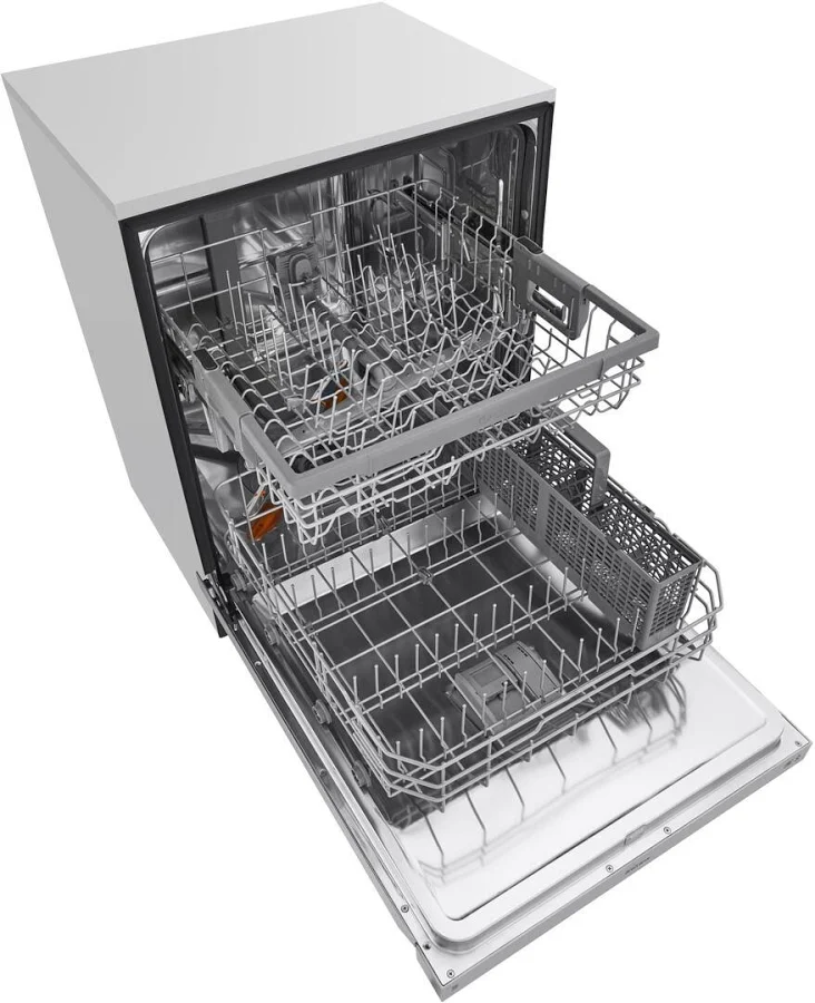 LG Front Control Dishwasher with QuadWash & EasyRack Plus (LDF5545ST), photo 3 of 7