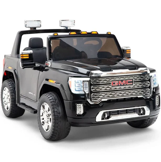 GMC Denali 12V Kids Electric Ride-On Truck with Parent Remote, Black, photo 1 of 7