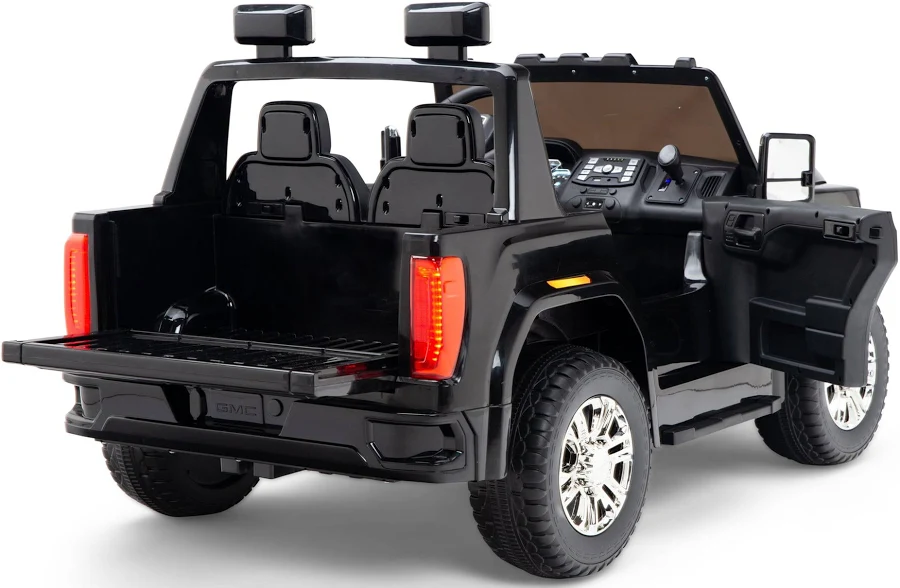 GMC Denali 12V Kids Electric Ride-On Truck with Parent Remote, Black, photo 4 of 7