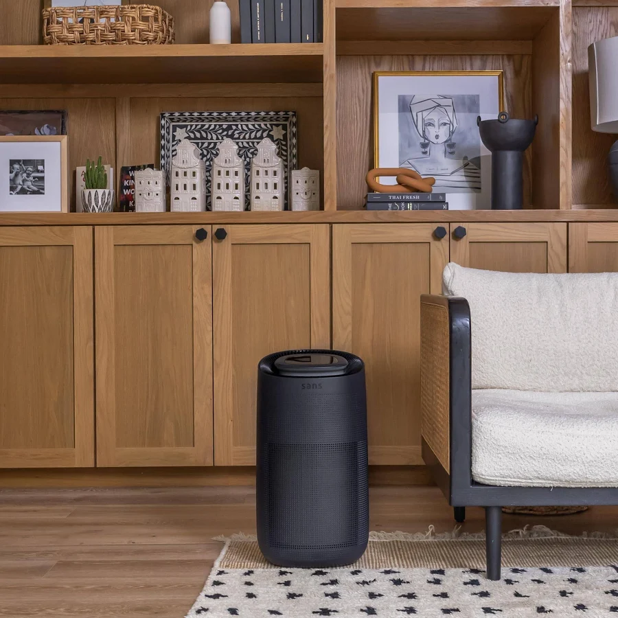 Sans True HEPA 13 Air Purifier for Extra Large Rooms with UV-C Light and Carbon Odor Absorption, Black, photo 4 of 7
