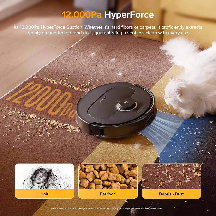 Roborock Qrevo S5V Robot Vacuum and Mop with FlexiArm Edge Mopping, photo 3 of 7