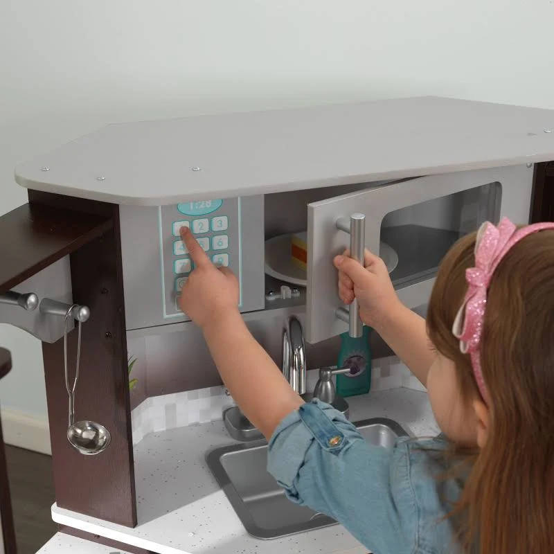 KidKraft Ultimate Corner Play Kitchen with Lights & Sounds, photo 6 of 7