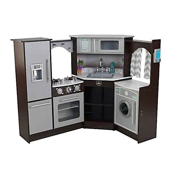 KidKraft Ultimate Corner Play Kitchen with Lights & Sounds, photo 1 of 7