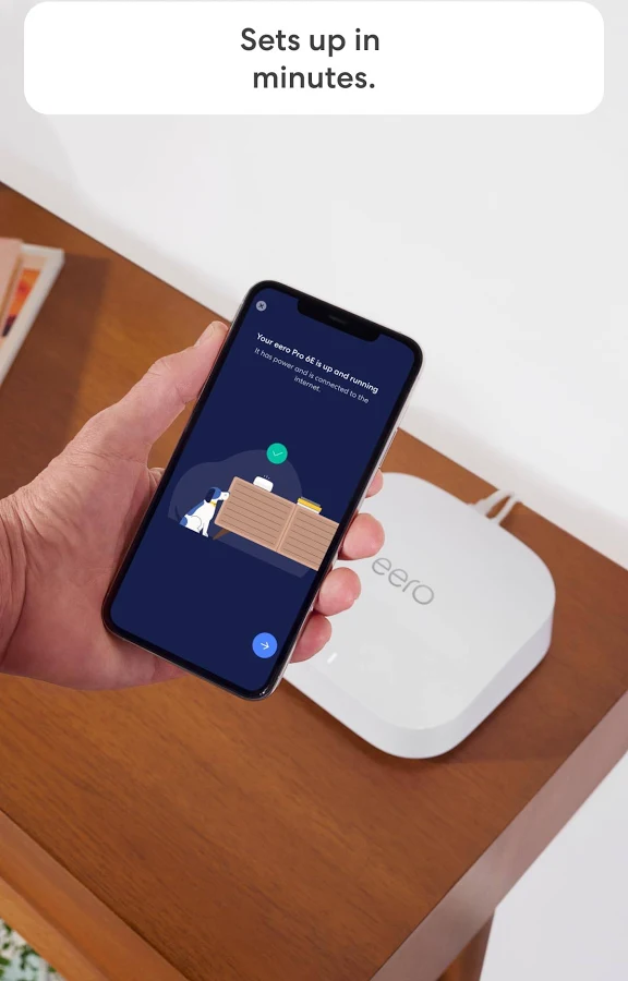 eero Pro 6E Tri-Band Mesh Wi-Fi 6E System (2-Pack), photo 3 of 7