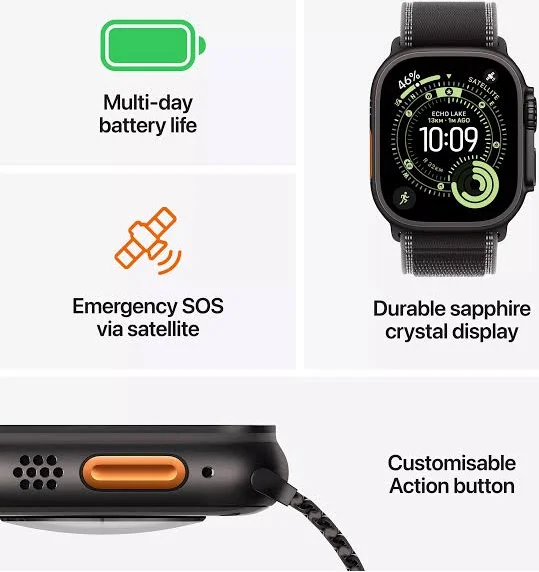 Apple Watch Ultra 3 GPS + Cellular 49mm Titanium, photo 4 of 7