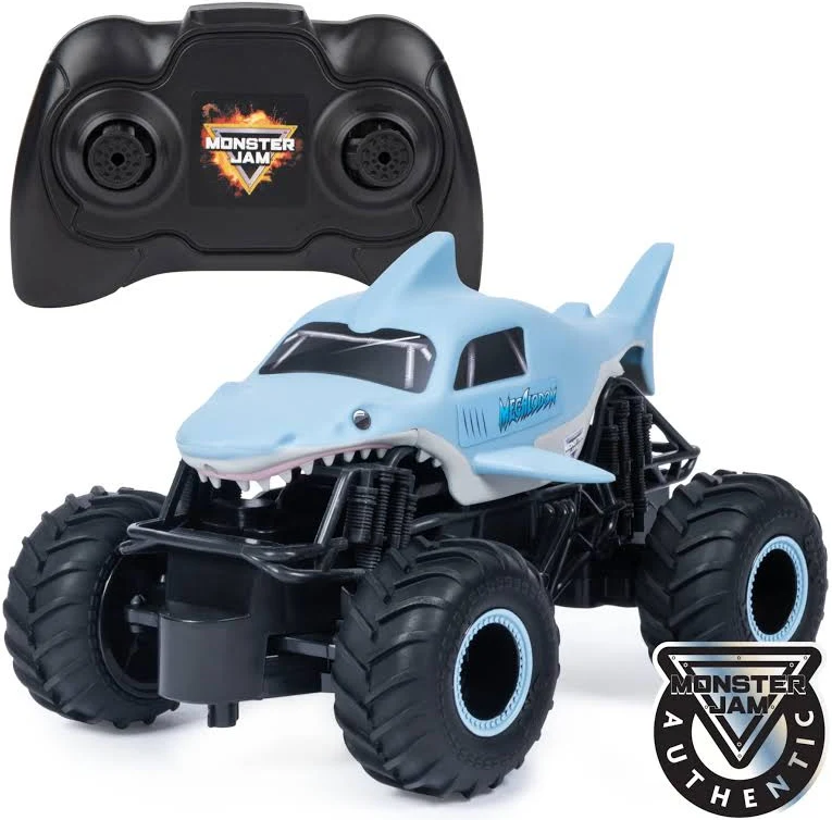 Monster Jam Official Megalodon Remote Control Monster Truck, 1:24 Scale, 2.4 GHz, photo 2 of 6