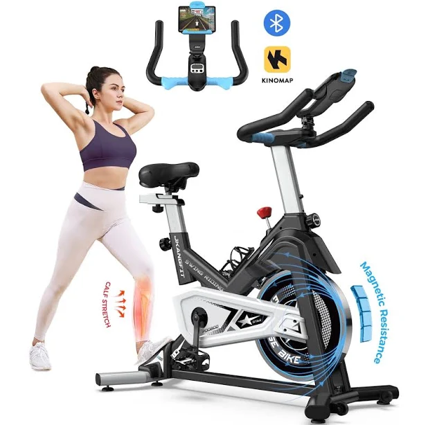 Pooboo Magnetic Indoor Cycling Bike with 40 lb Flywheel