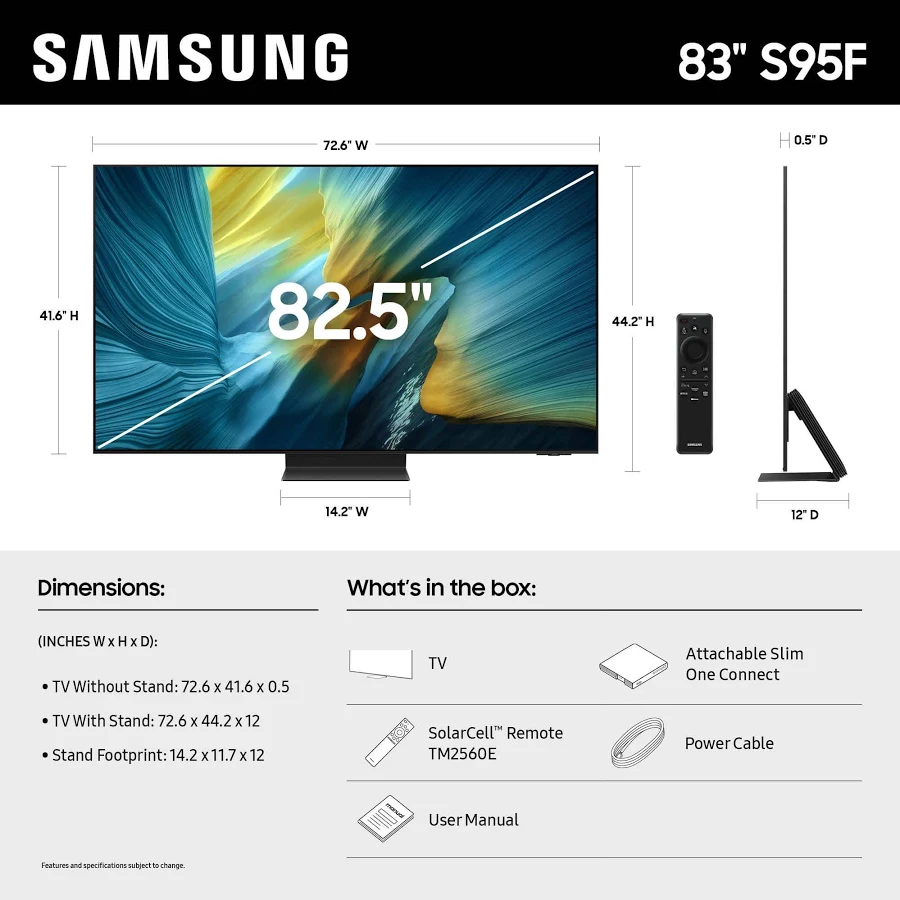 Samsung 83" OLED 4K Smart TV, photo 7 of 7