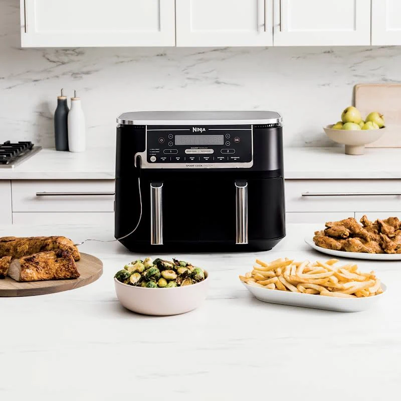 Ninja Foodi 6-in-1 10-Quart XL 2-Basket Air Fryer with DualZone Technology, Grey, photo 4 of 7