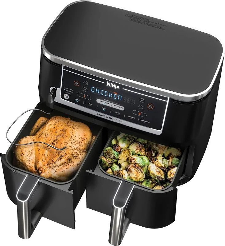 Ninja Foodi 6-in-1 10-Quart XL 2-Basket Air Fryer with DualZone Technology, Grey, photo 3 of 7