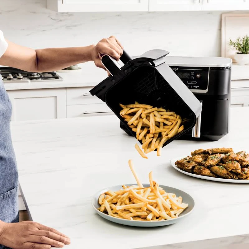 Ninja Foodi 6-in-1 10-Quart XL 2-Basket Air Fryer with DualZone Technology, Grey, photo 6 of 7