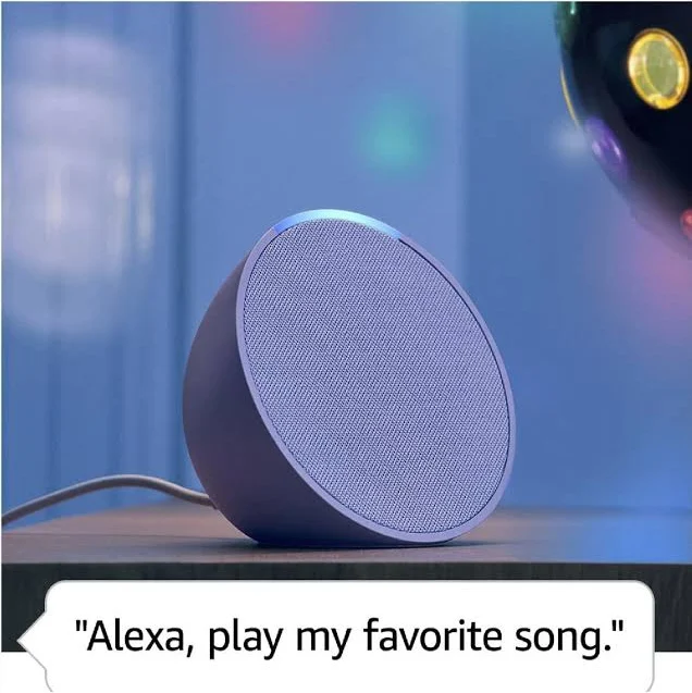 Amazon Echo Pop Smart Speaker with Alexa, Black, photo 3 of 7