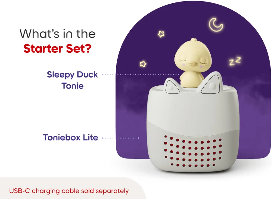tonies Toniebox Lite Sleepy Set with Sleepy Duck Tonie, photo 6 of 7