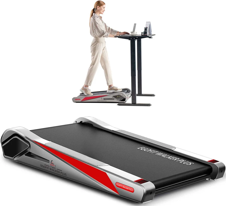 Egofit Walker Pro M1 Under-Desk Treadmill – Cool Grey, photo 3 of 7