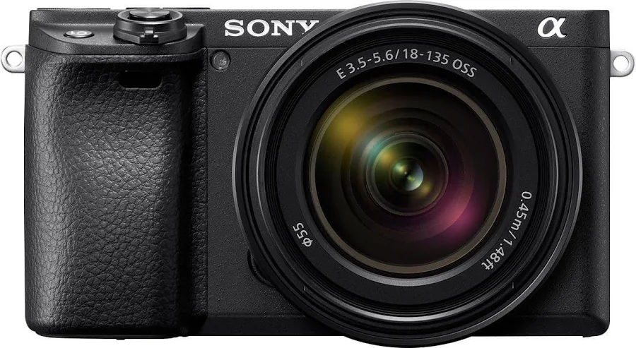 Sony Alpha a6400 Mirrorless Camera with E 18-135mm f/3.5-5.6 OSS Lens, Black, photo 2 of 7