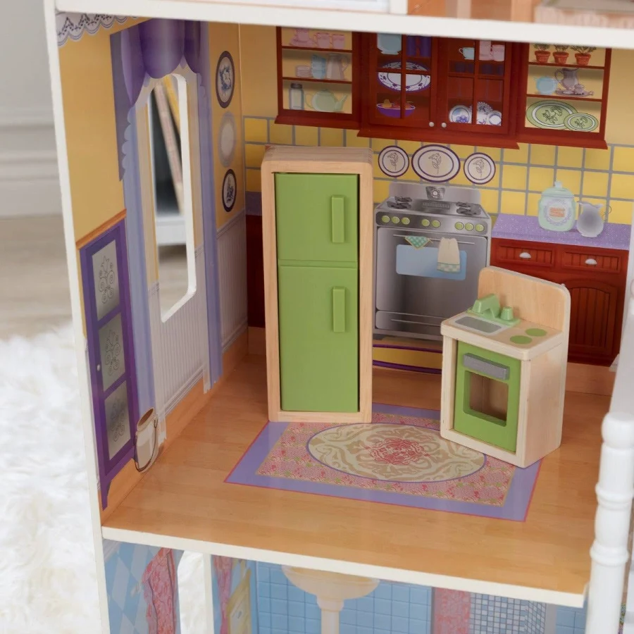 KidKraft Savannah Wooden Dollhouse with 14-Piece Accessory Pack, photo 5 of 7