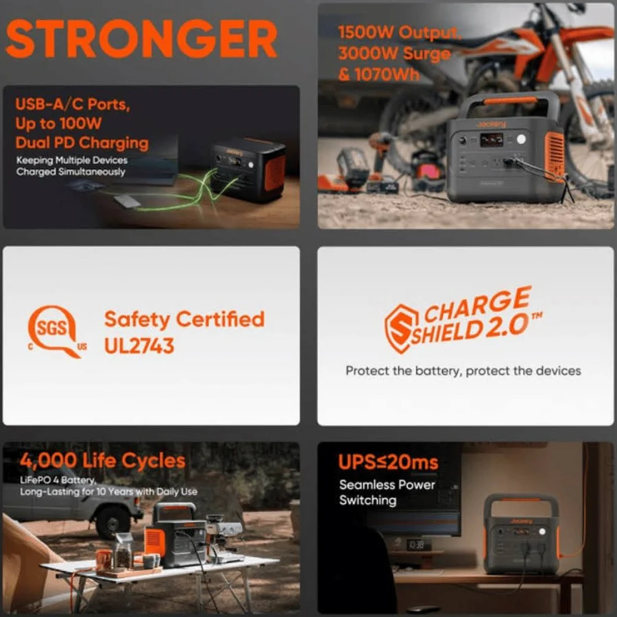 Jackery Explorer 1000 v2 Portable Power Station, photo 4 of 7