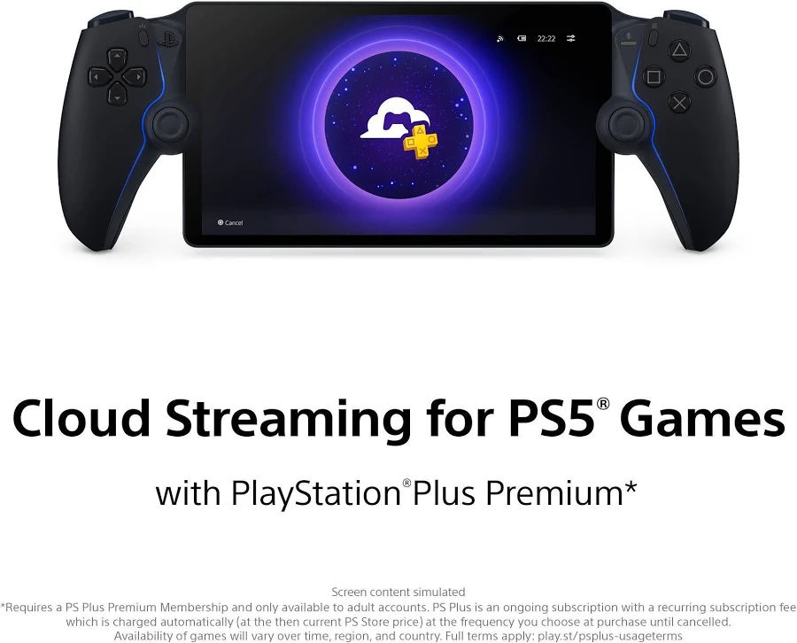 Sony PlayStation Portal Remote Player for PS5, Midnight Black, photo 4 of 7