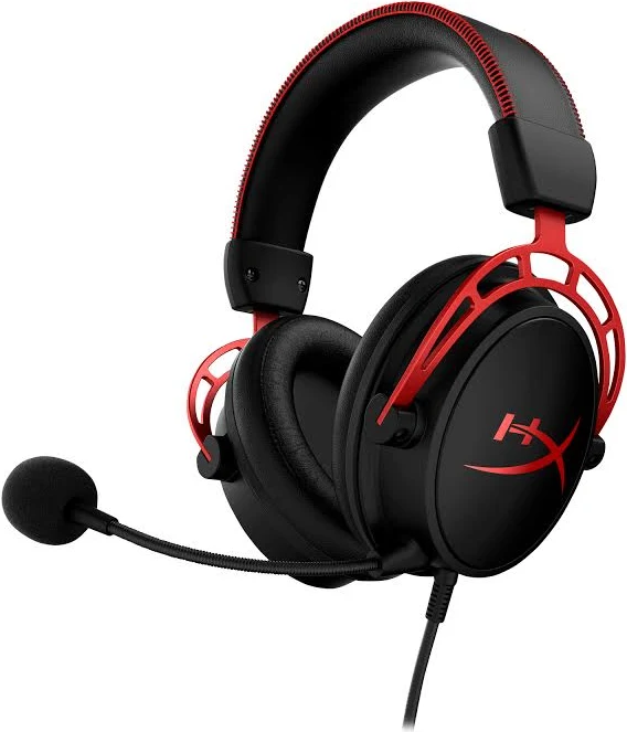 HyperX Cloud Alpha Wired Gaming Headset, Black/Red, photo 2 of 7