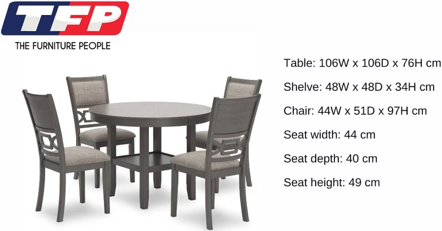 Ashley Wrenning 5-Piece Dining Set, photo 4 of 7