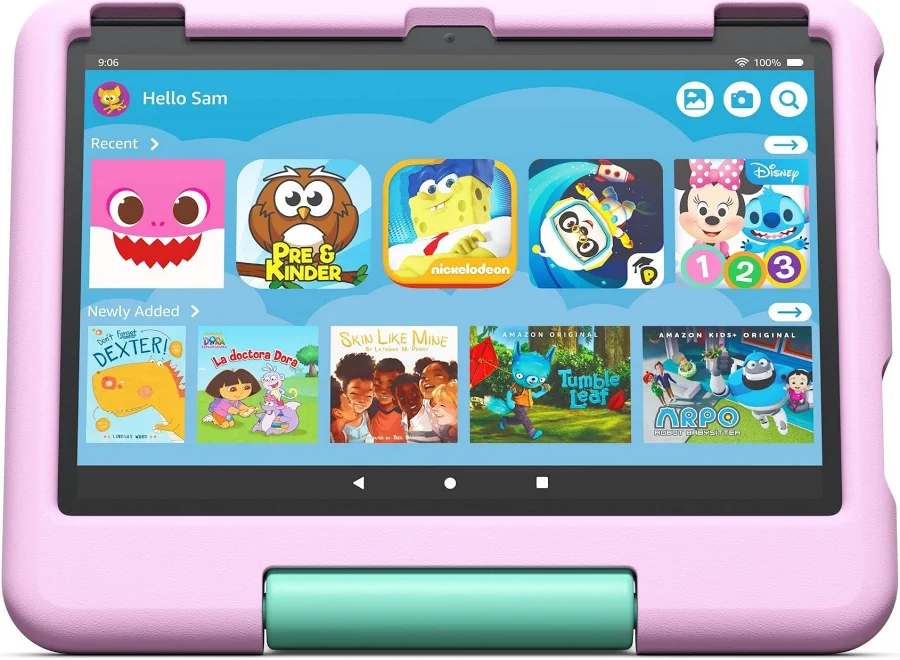Amazon Fire HD 10 Kids Tablet, 10.1-inch, 32GB – Pink, photo 4 of 7