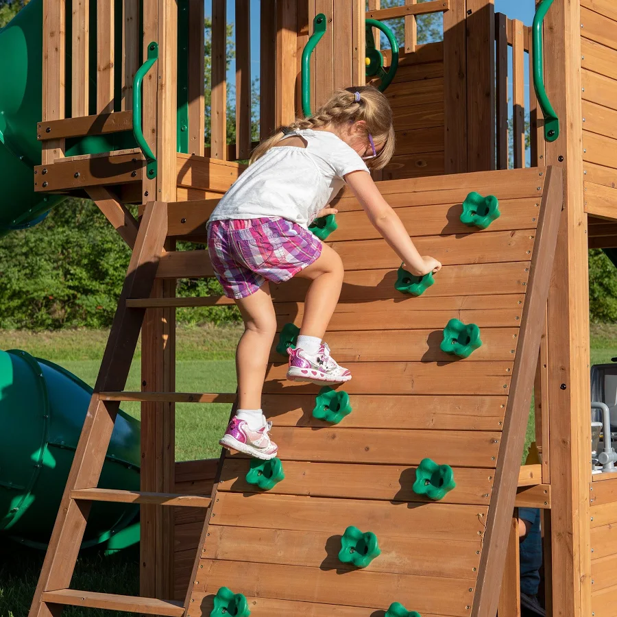 Backyard Discovery Bristol Point Cedar Swing Set, photo 6 of 7