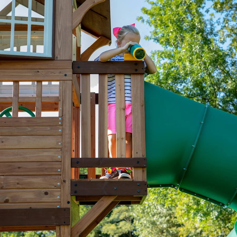 Backyard Discovery Bristol Point Cedar Swing Set, photo 4 of 7